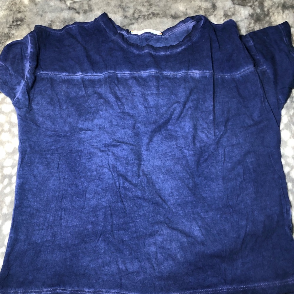 Blue tee